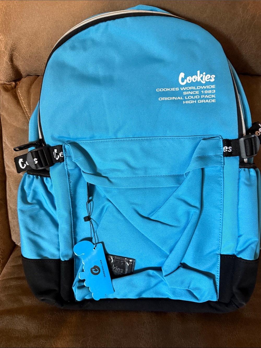 Cookies Blue Backpack - Smell Proof